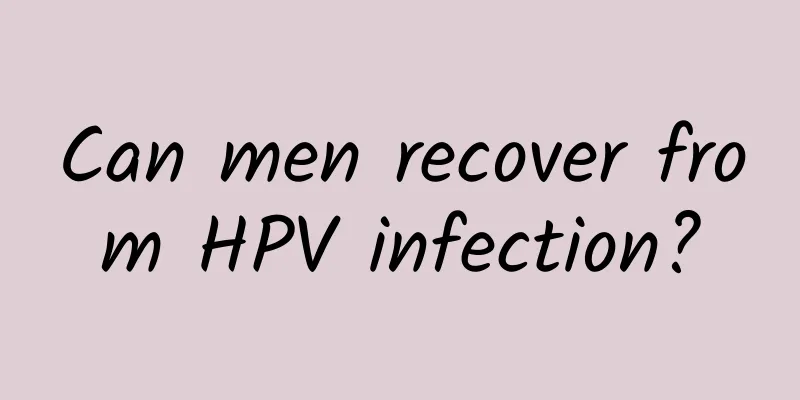 Can men recover from HPV infection?