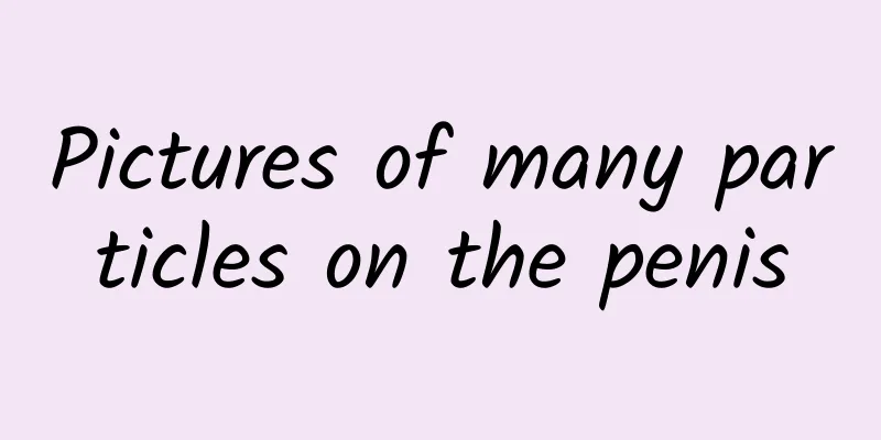 Pictures of many particles on the penis