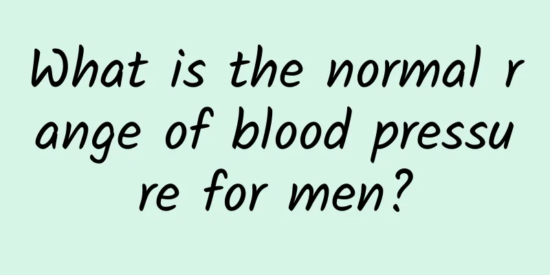 What is the normal range of blood pressure for men?