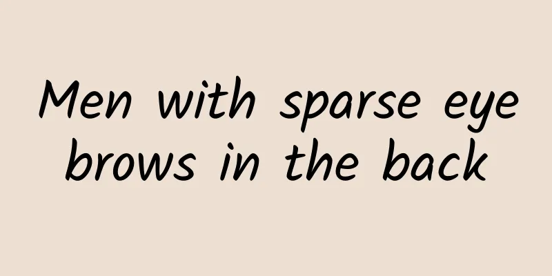 Men with sparse eyebrows in the back