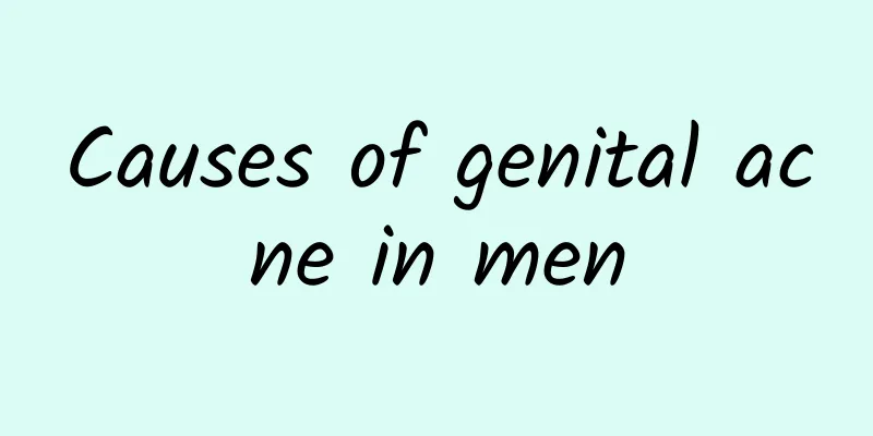 Causes of genital acne in men