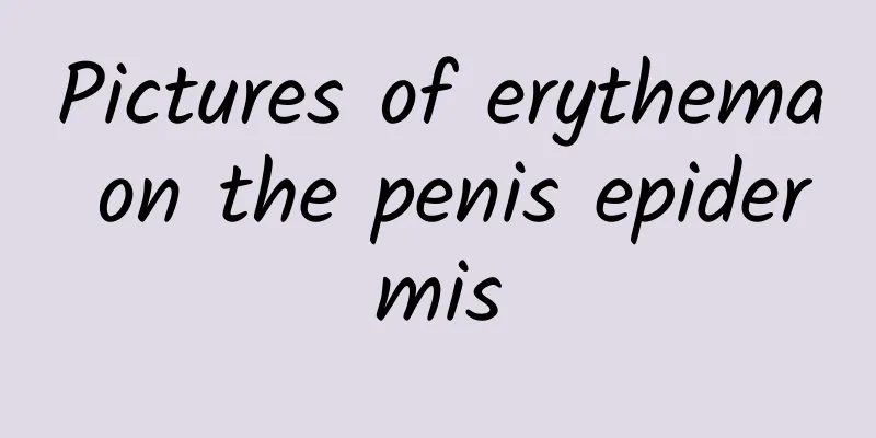 Pictures of erythema on the penis epidermis