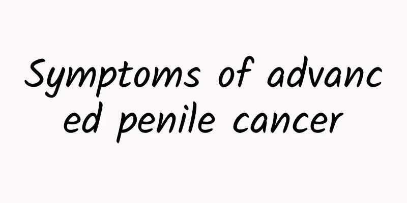 Symptoms of advanced penile cancer