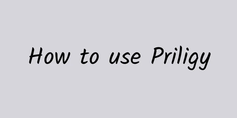 How to use Priligy