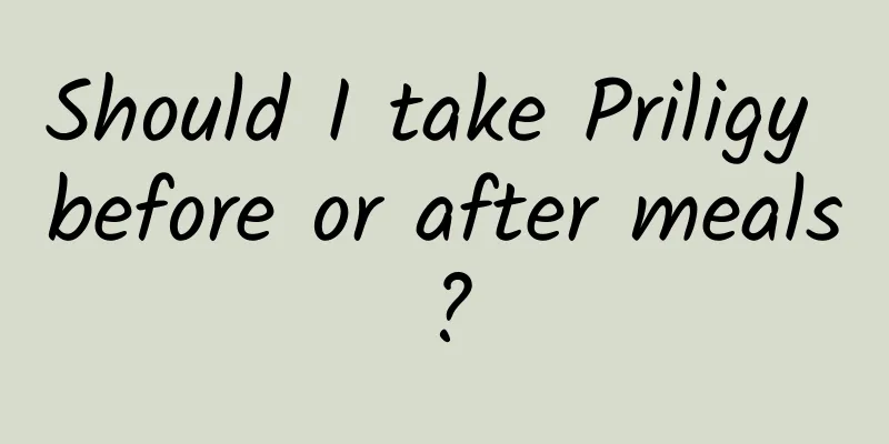 Should I take Priligy before or after meals?