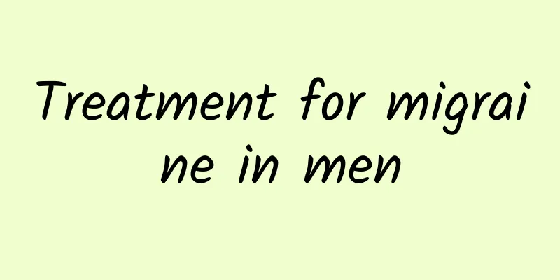 Treatment for migraine in men