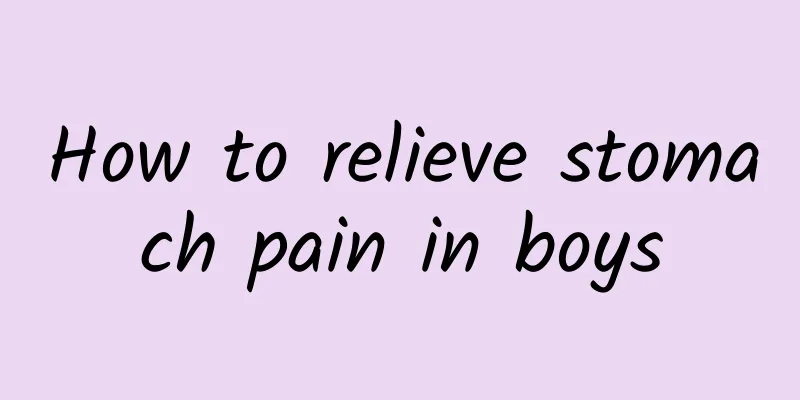 How to relieve stomach pain in boys