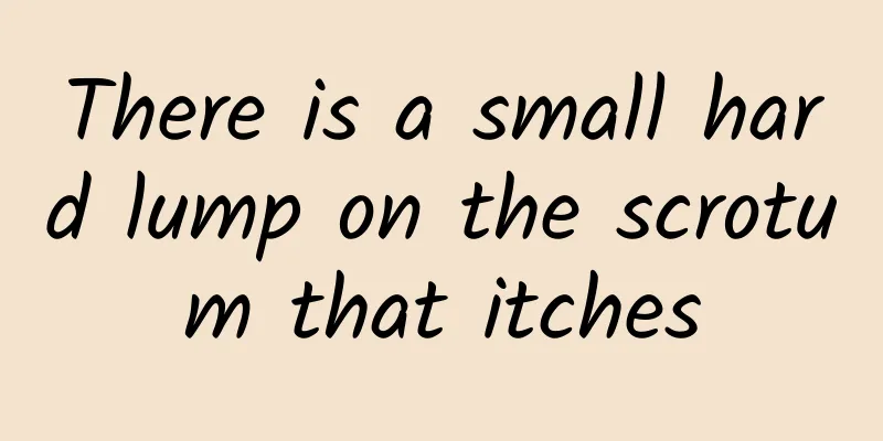 There is a small hard lump on the scrotum that itches
