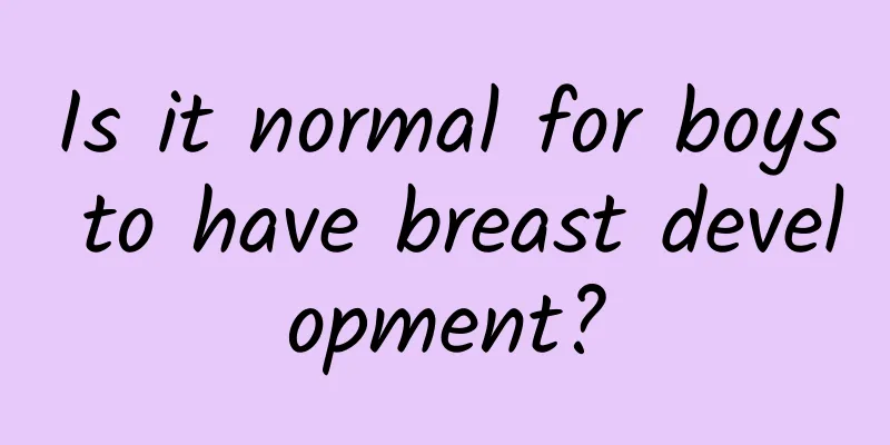 Is it normal for boys to have breast development?