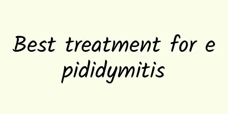 Best treatment for epididymitis