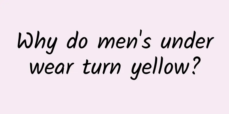 Why do men's underwear turn yellow?