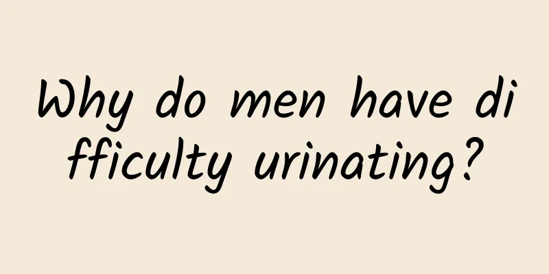 Why do men have difficulty urinating?