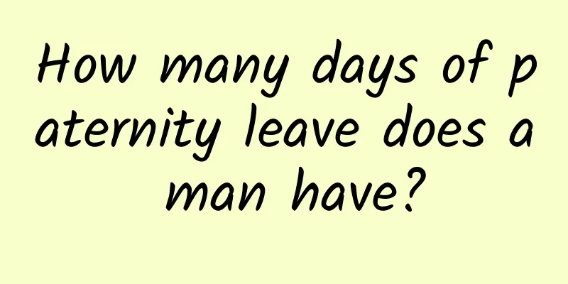 How many days of paternity leave does a man have?