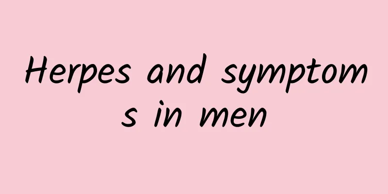 Herpes and symptoms in men