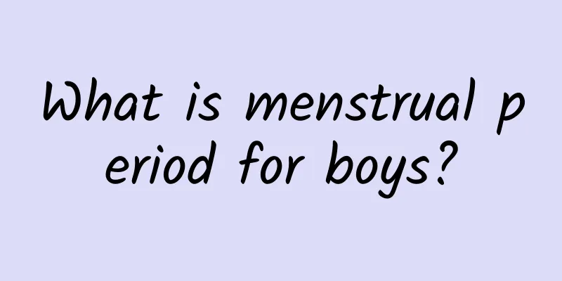 What is menstrual period for boys?