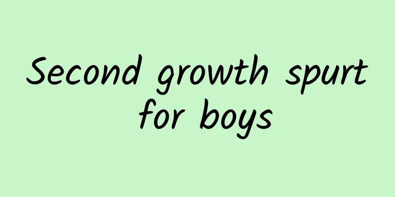 Second growth spurt for boys