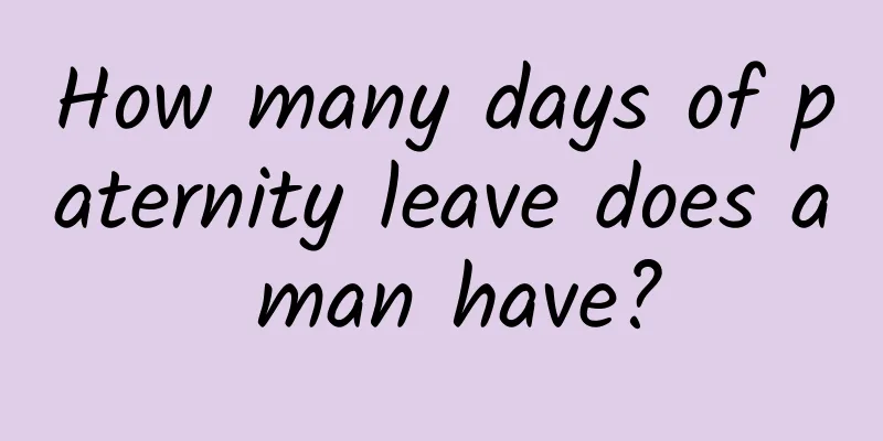 How many days of paternity leave does a man have?