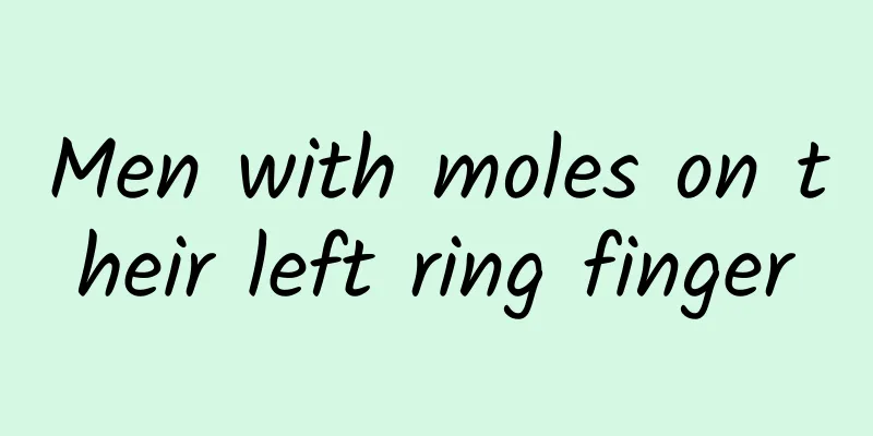 Men with moles on their left ring finger