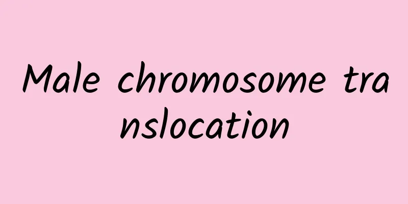 Male chromosome translocation