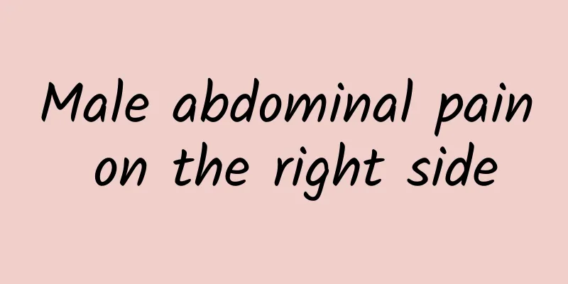 Male abdominal pain on the right side
