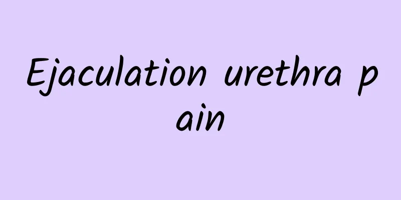 Ejaculation urethra pain