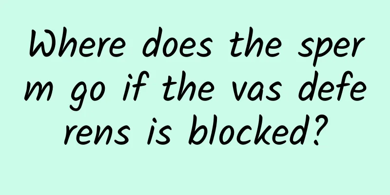 Where does the sperm go if the vas deferens is blocked?