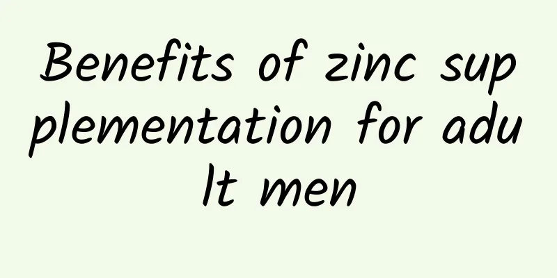 Benefits of zinc supplementation for adult men