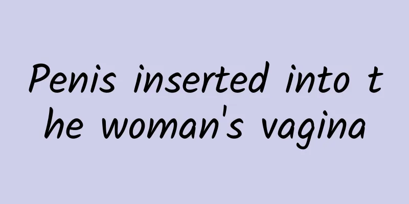 Penis inserted into the woman's vagina