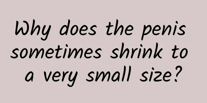 Why does the penis sometimes shrink to a very small size?
