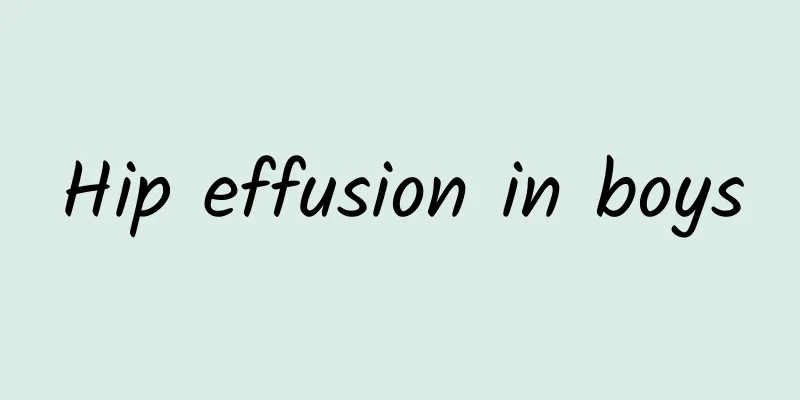 Hip effusion in boys