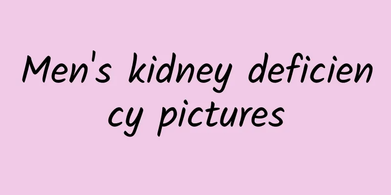 Men's kidney deficiency pictures