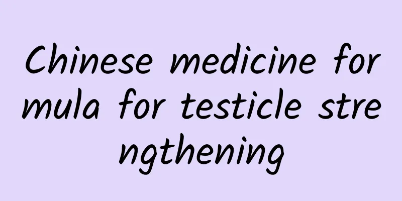 Chinese medicine formula for testicle strengthening