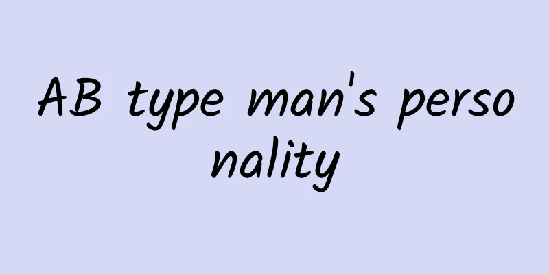 AB type man's personality