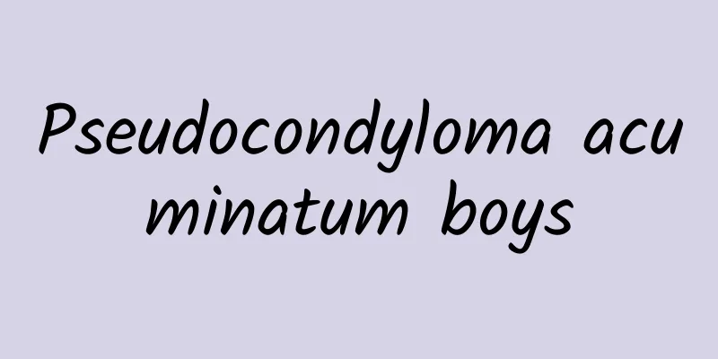 Pseudocondyloma acuminatum boys