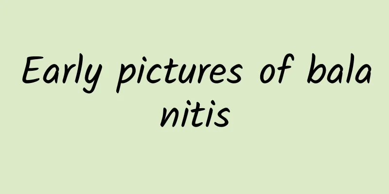 Early pictures of balanitis