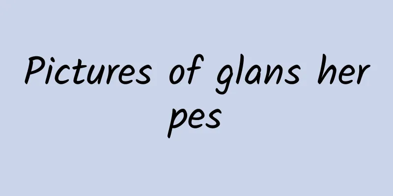 Pictures of glans herpes
