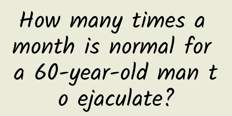 How many times a month is normal for a 60-year-old man to ejaculate?