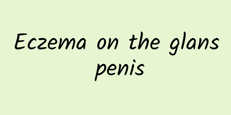 Eczema on the glans penis