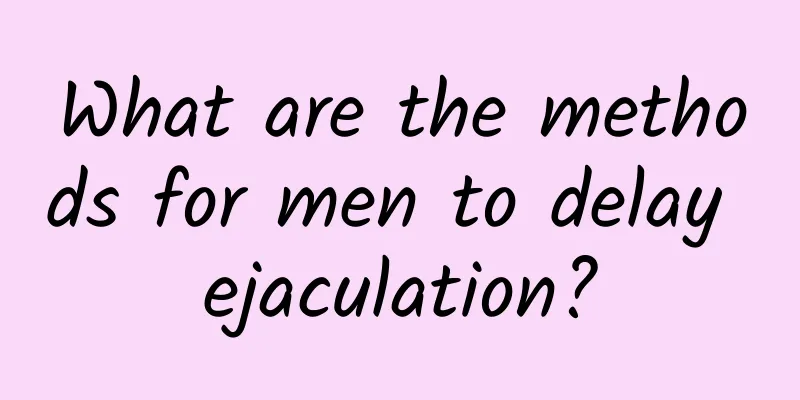What are the methods for men to delay ejaculation?