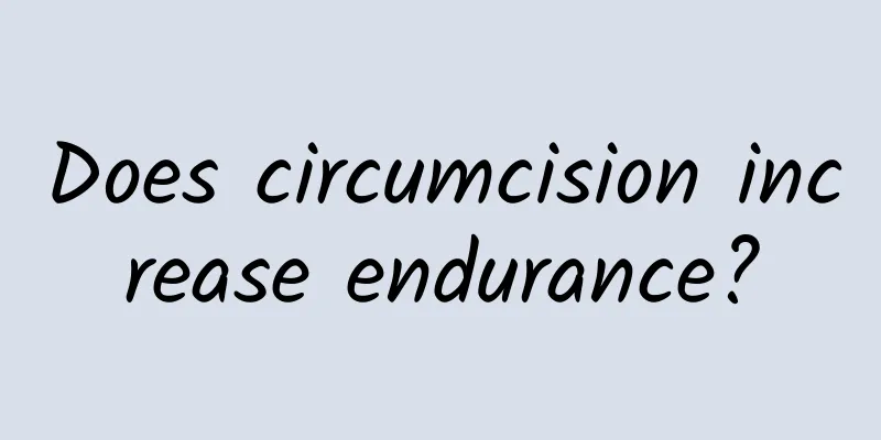 Does circumcision increase endurance?