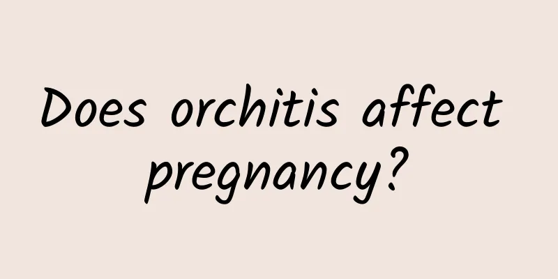Does orchitis affect pregnancy?