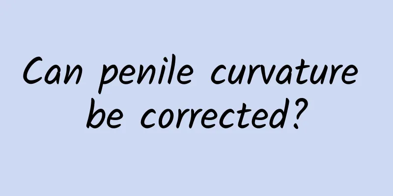 Can penile curvature be corrected?