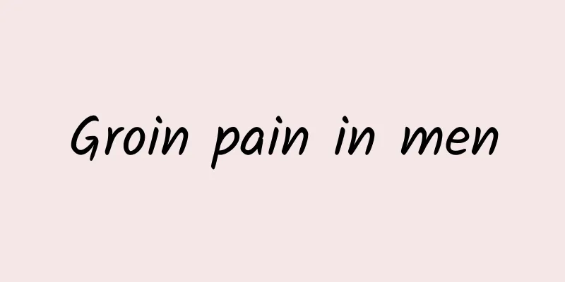 Groin pain in men
