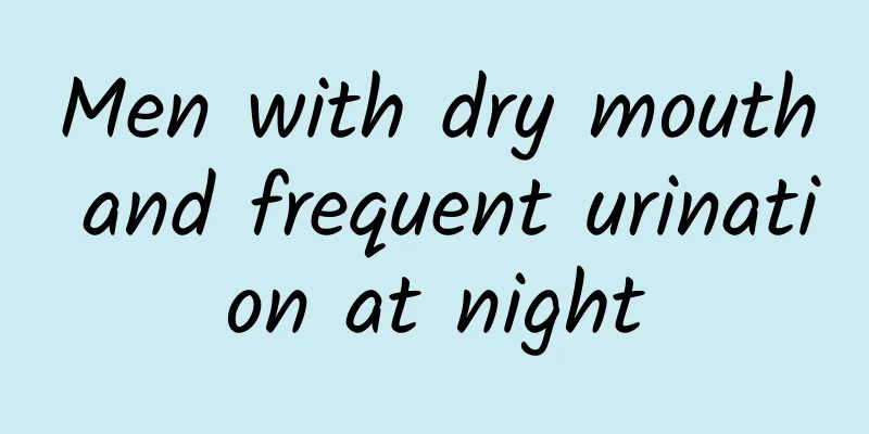 Men with dry mouth and frequent urination at night