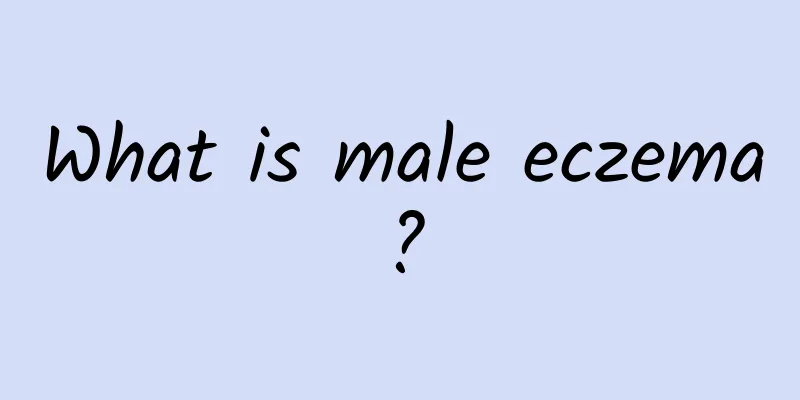 What is male eczema?