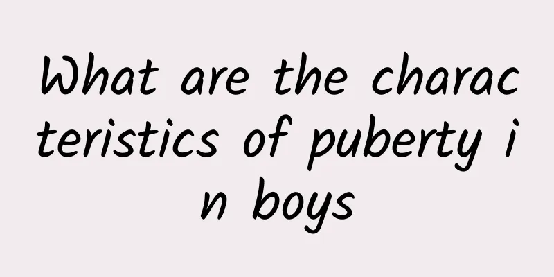 What are the characteristics of puberty in boys