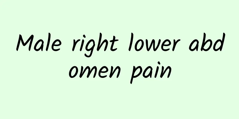 Male right lower abdomen pain