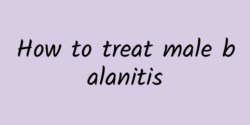 How to treat male balanitis