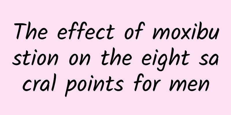 The effect of moxibustion on the eight sacral points for men