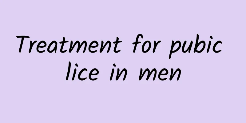 Treatment for pubic lice in men